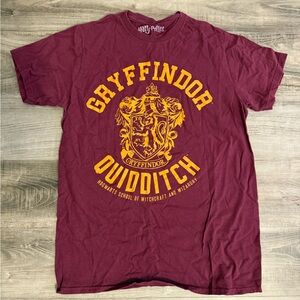 Warner Bros. Gryffindor Quidditch Burgundy Tee